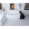 Aqua Eden Alcove Bathtubs, 60 L, 35 W, White, Acrylic VTDR603022R - alternate 3